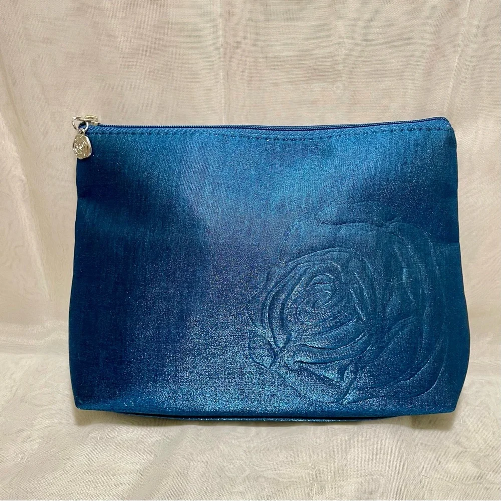 Lancome Elegant Blue Cosmetic Bag